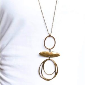 Paparazzi Gold Geometric Necklace